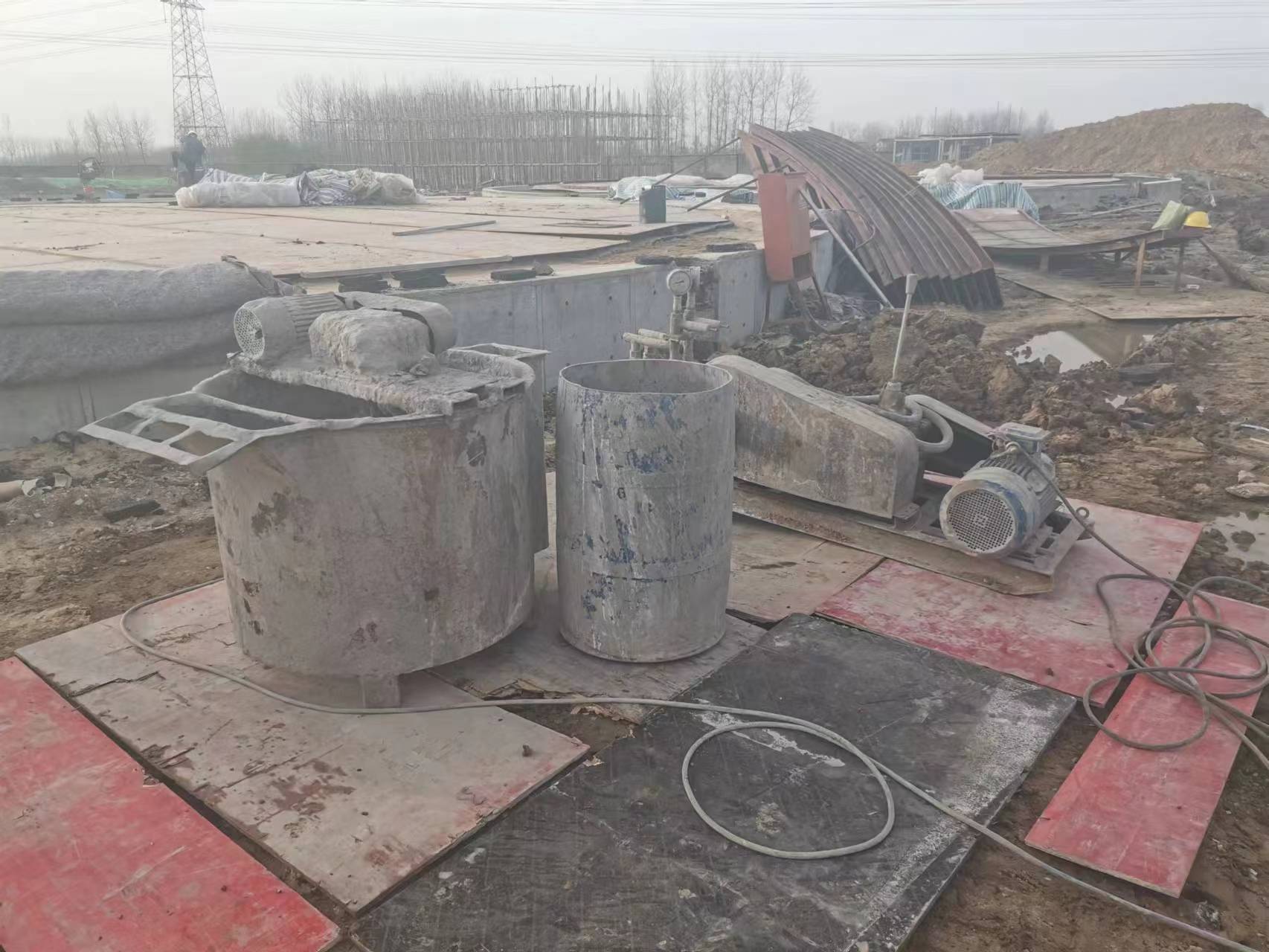 金城江设备基础注浆