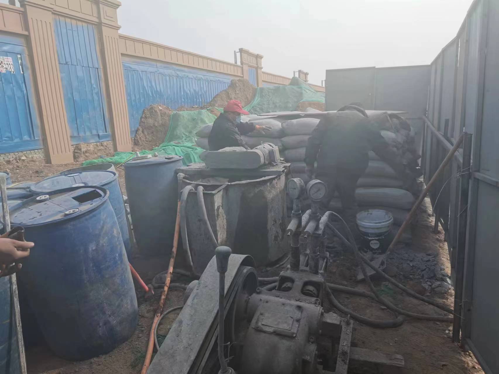 金城江房屋下沉注浆